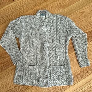 Carrargdonn Irish knit 100% wool sweater from Ireland.